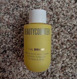 Beautycounter All Bright AHA Toner Mini Size NEW